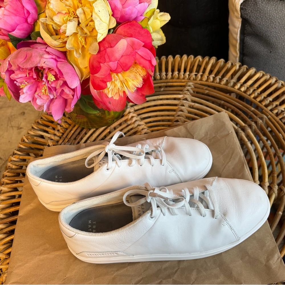 Travis Mathew Men's Golf Shoes Modern Cup Off Course Shoes Sz 14 White
